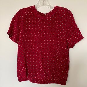 Madewell silk blouse